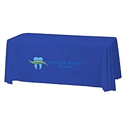Serged Closed-Back Stain Resistant Table Throw - 6'