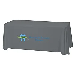 Serged Closed-Back Stain Resistant Table Throw - 6'