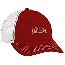 Contrast Stitch Trucker Cap