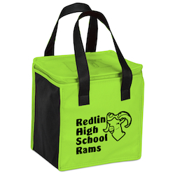 Square Non-Woven Lunch Bag - Two-Tone