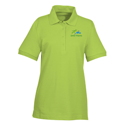 Belmont Combed Cotton Pique Polo - Ladies' - 24 hr