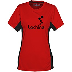 Stain Release Performance Colorblock T-Shirt - Ladies' - Screen