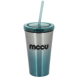 Chroma Stainless Tumbler with Straw - 16 oz.