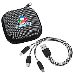Textured 3-in-1 Charging Cable