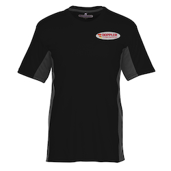 Stain Release Performance Colorblock T-Shirt - Men's - Embroidered