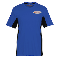 Stain Release Performance Colorblock T-Shirt - Men's - Embroidered