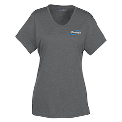 Snag Resistant Heather Performance T-Shirt - Ladies' - Embroidered