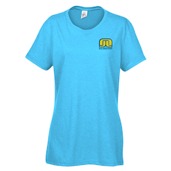 Optimal Tri-Blend T-Shirt - Ladies' - Embroidered