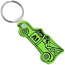 Tow Truck Soft Keychain - Translucent