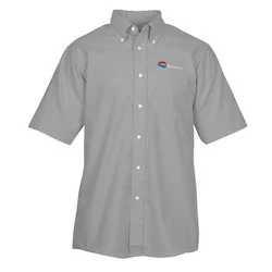 Easy Care Short Sleeve Oxford Shirt - Men's