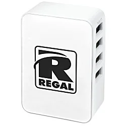 4 Port USB Folding Wall Charger