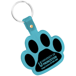Paw Shaped Keychain - Translucent - 24 hr