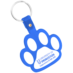 Paw Shaped Keychain - Translucent - 24 hr