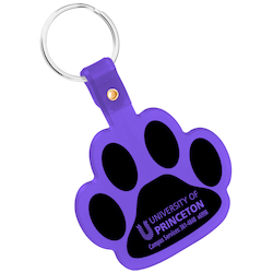 Paw Shaped Keychain - Translucent - 24 hr