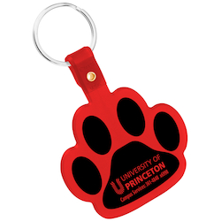Paw Shaped Keychain - Translucent - 24 hr