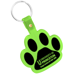 Paw Shaped Keychain - Translucent - 24 hr
