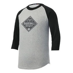 Colorblock 3/4 Sleeve Cotton Baseball T-Shirt - Youth