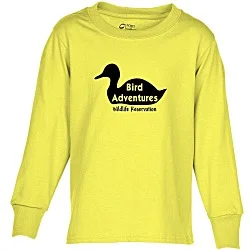 Port Classic 5.4 oz. Long Sleeve T-Shirt - Youth - Screen