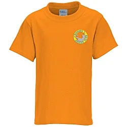 Port 50/50 Blend T-Shirt - Youth - Colors - Embroidered