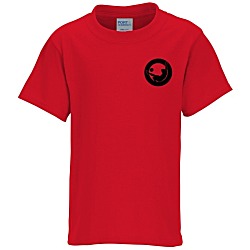 Port 50/50 Blend T-Shirt - Youth - Colors - Embroidered