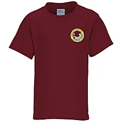 Port 50/50 Blend T-Shirt - Youth - Colors - Embroidered