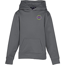 Athletic Fleece Pullover Hoodie - Youth - Embroidered