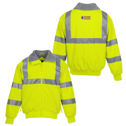 Enhanced Visibility Merge Jacket with Reflective Taping