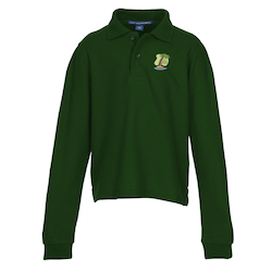 Silk Touch Sport Long Sleeve Polo - Youth