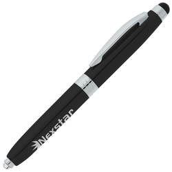 Hugo Stylus Metal Pen with Flashlight
