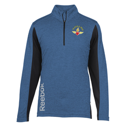 Reebok Crossover 1/4-Zip Lightweight Heather Pullover - Men's