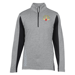Reebok Crossover 1/4-Zip Lightweight Heather Pullover - Men's
