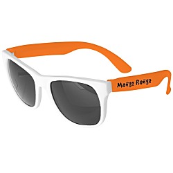Neon Sunglasses with White Frames - 24 hr