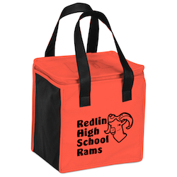 Square Non-Woven Lunch Bag - Two-Tone - 24 hr