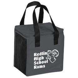 Square Non-Woven Lunch Bag - Two-Tone - 24 hr