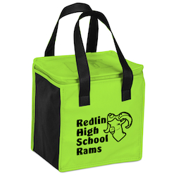 Square Non-Woven Lunch Bag - Two-Tone - 24 hr