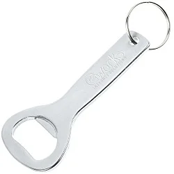 Flat Top Bottle Opener Keychain