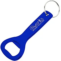 Flat Top Bottle Opener Keychain