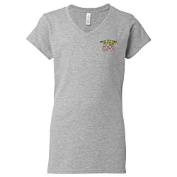 Gildan Softstyle V-Neck T-Shirt - Ladies' - Embroidered