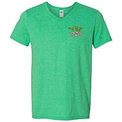 Gildan Softstyle V-Neck T-Shirt - Men's - Embroidered