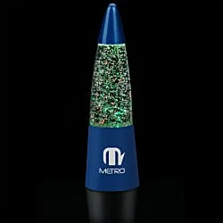LED Glitter Rocket Lamp - 24 hr