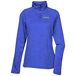 Space-Dyed 1/4-Zip Performance Pullover - Ladies' - Embroidered