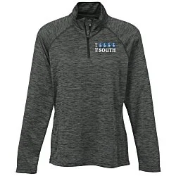 Space-Dyed 1/4-Zip Performance Pullover - Ladies' - Embroidered