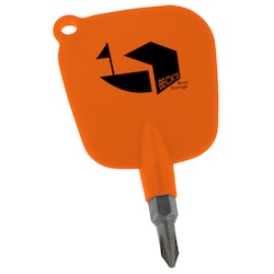 Reversible Screwdriver Keychain