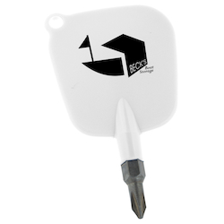Reversible Screwdriver Keychain