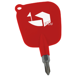 Reversible Screwdriver Keychain