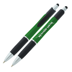 Souvenir Emblem Stylus Pen - Metallic - 24 hr
