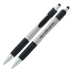 Souvenir Emblem Stylus Pen - Metallic - 24 hr