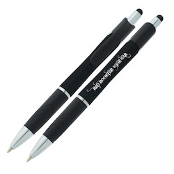 Souvenir Emblem Stylus Pen - Metallic - 24 hr