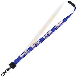 Two-Tone Poly Lanyard - 3/4" - 36" - Metal Lobster Claw
