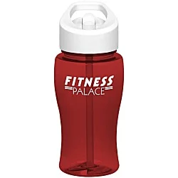 Poly-Pure Lite Bottle with Flip Straw Lid - 18 oz.